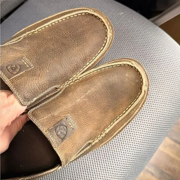 Ariat Men's Tan Leather Loafers